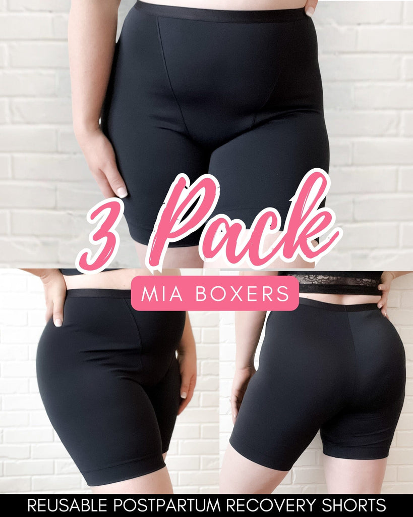 Mia Boxer Short - (NON-RETURNABLE) 3 pack Underwear Davin & Adley 