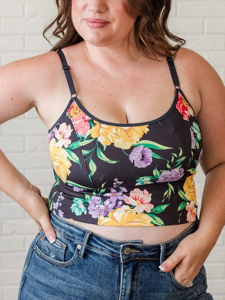 3 in 1 Amelia Pumping & Nursing Printed Cami (Lounge, Active, Swim) BRA DAVIN&ADLEY S Floral 