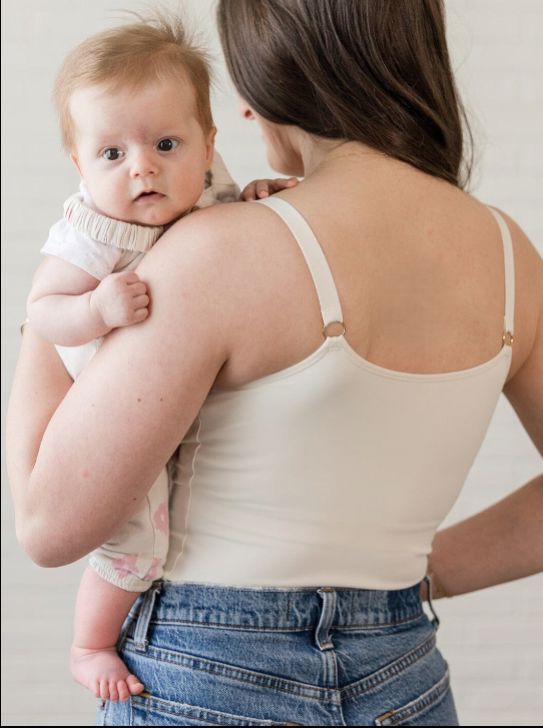 Cream Amelia Tank - 2nd quality (Final Sale) Tank top cami Davin & Adley 