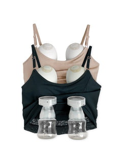 [LACE BACK] Amelia Cami - 2 Pack Black/Sand BRA Davin & Adley 