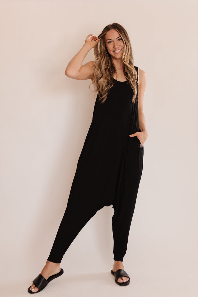 Momper Romper Momper Momper Romper Black Petite X-Small 