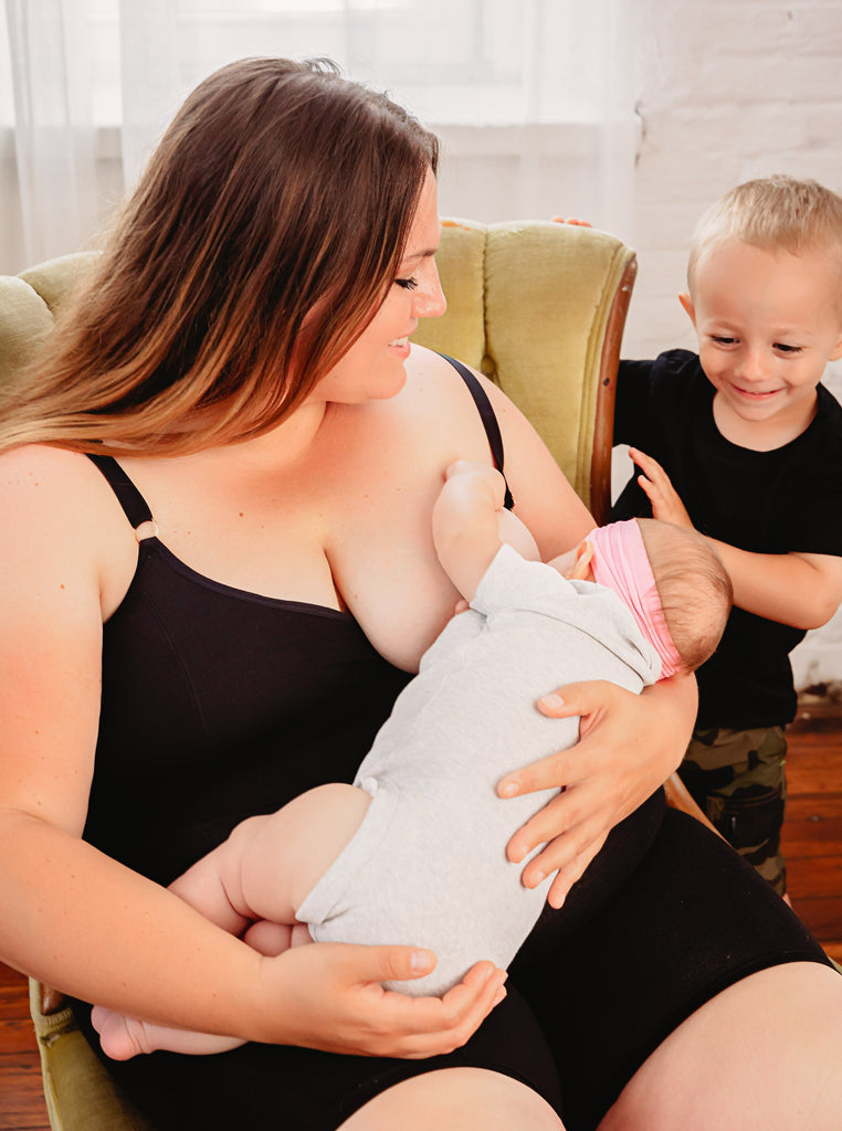 Postpartum Starter Bundle - (Amelia Cami, Mia Boxer & Paisley Liner) Lingerie Davin & Adley 
