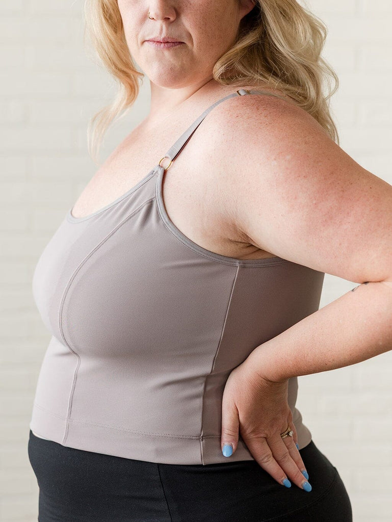 [SOLID BACK] Amelia Pumping & Nursing Crop Cami BRA DAVIN&ADLEY 