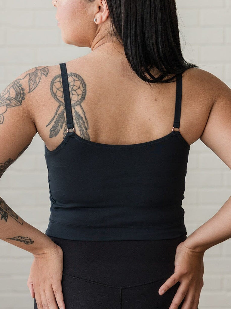[SOLID BACK] Amelia Pumping & Nursing Crop Cami BRA DAVIN&ADLEY 