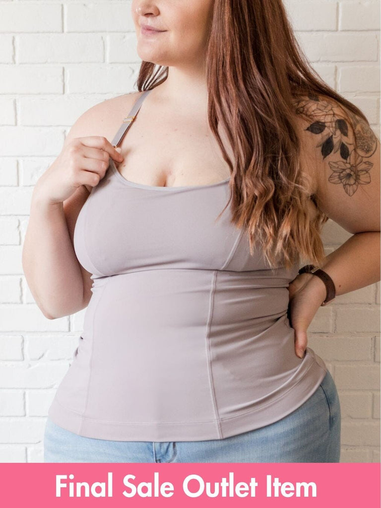 Stone Amelia Tank - 2nd quality (Final Sale) Tank top cami Davin & Adley M-Busty 