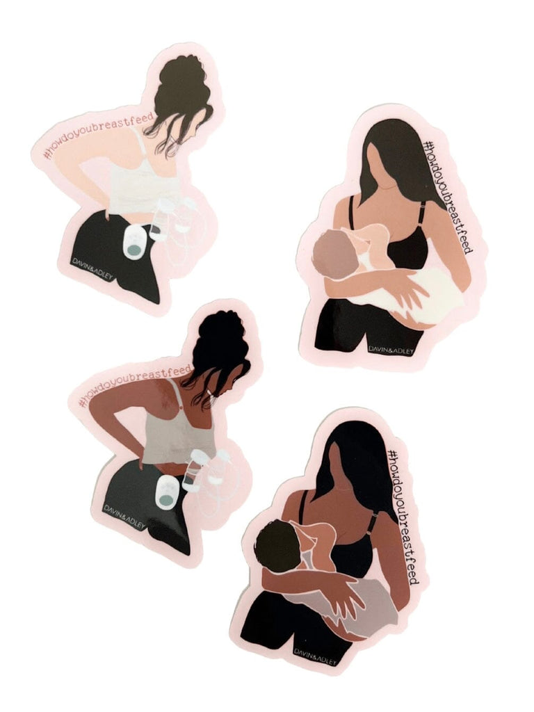 Breastfeeding Stickers Davin & Adley 