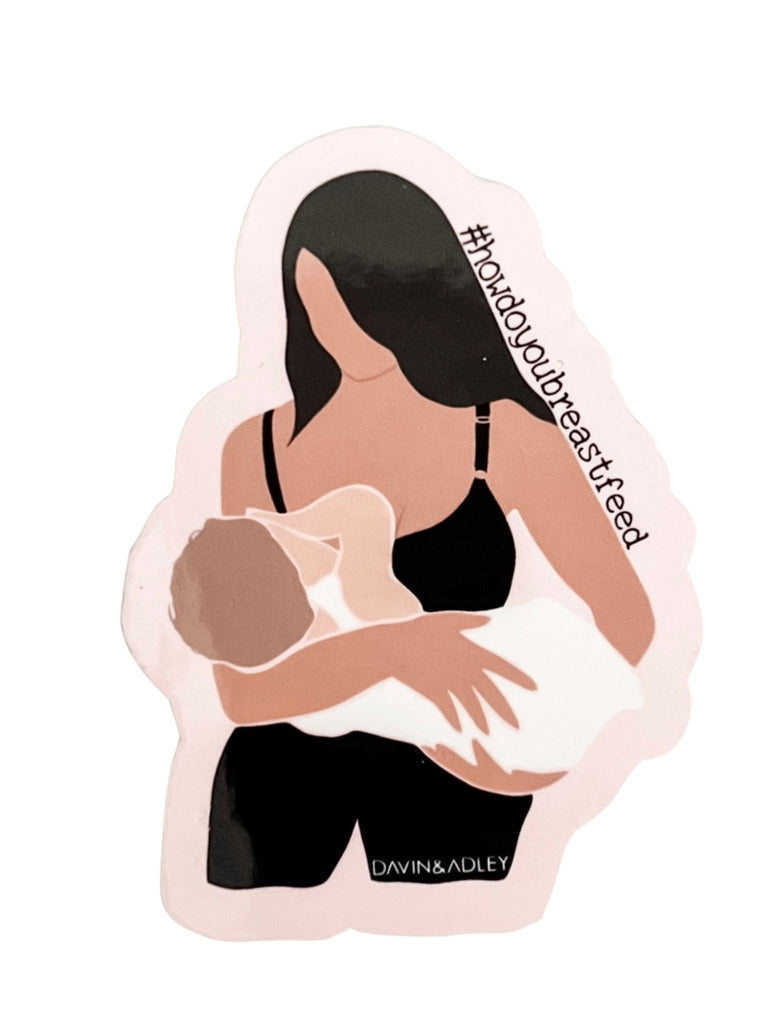 Breastfeeding Stickers Davin & Adley Nursing- Light Skintone 