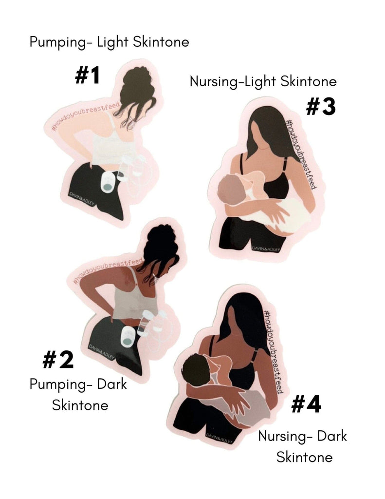 Breastfeeding Sticker Pack