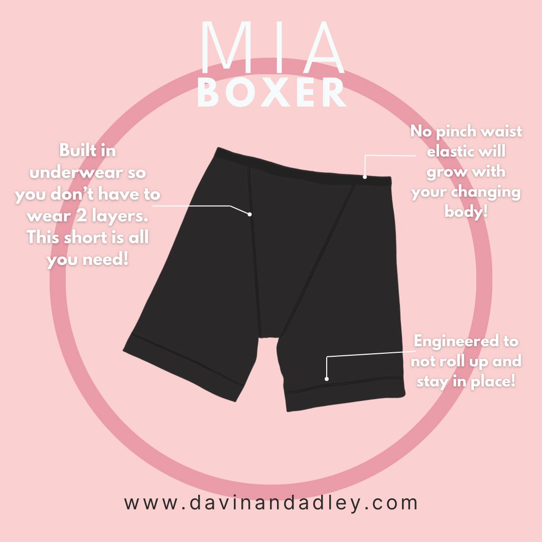 Mia Boxer Short - (NON-RETURNABLE) 3 pack