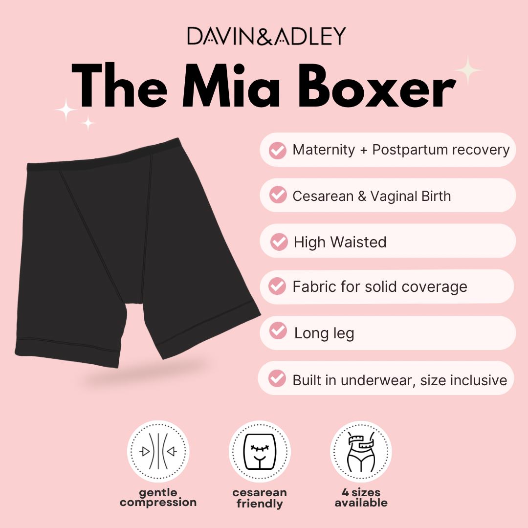 Mia Boxer Short - Maternity & Postpartum Recovery Underwear - (NON