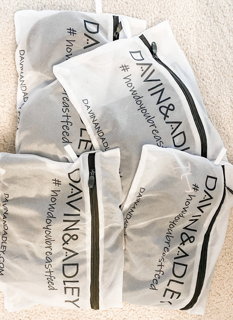 DAVIN&ADLEY washable reusable lingerie bag for machine washing bras and nursing pads